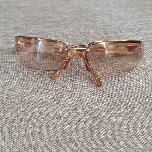 Prada Accessories - Rare Prada Sunglasses Brown Lense Gold Frame
